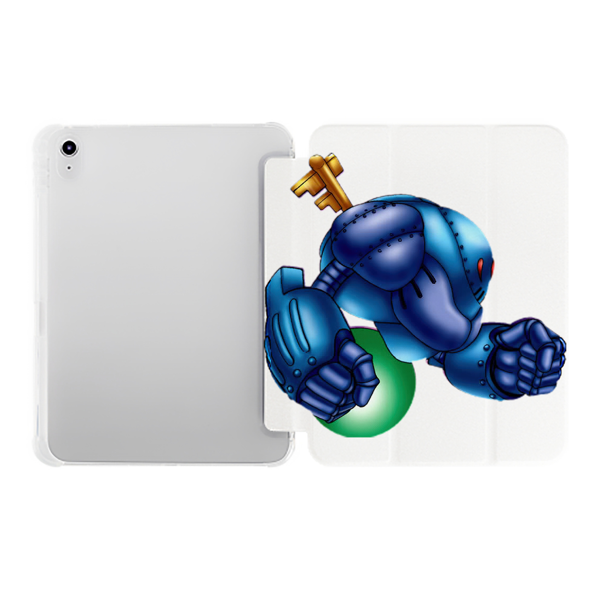 （画像用） 遊☆戯☆王 Yu-Gi-Oh! IPad ケース ペン収納付き 三つ折りスタンド PUレザー×シリコン 対応機種9.5/10.5/10.9インチ